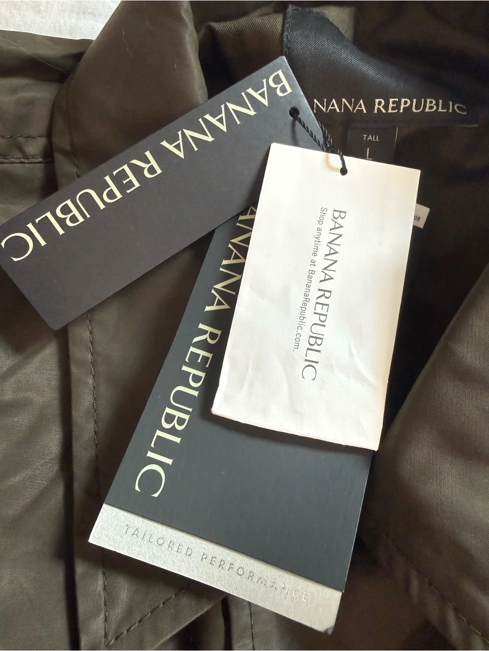 Banana Republic Water-Resistant Waxed Cotton Field Jacket 746130